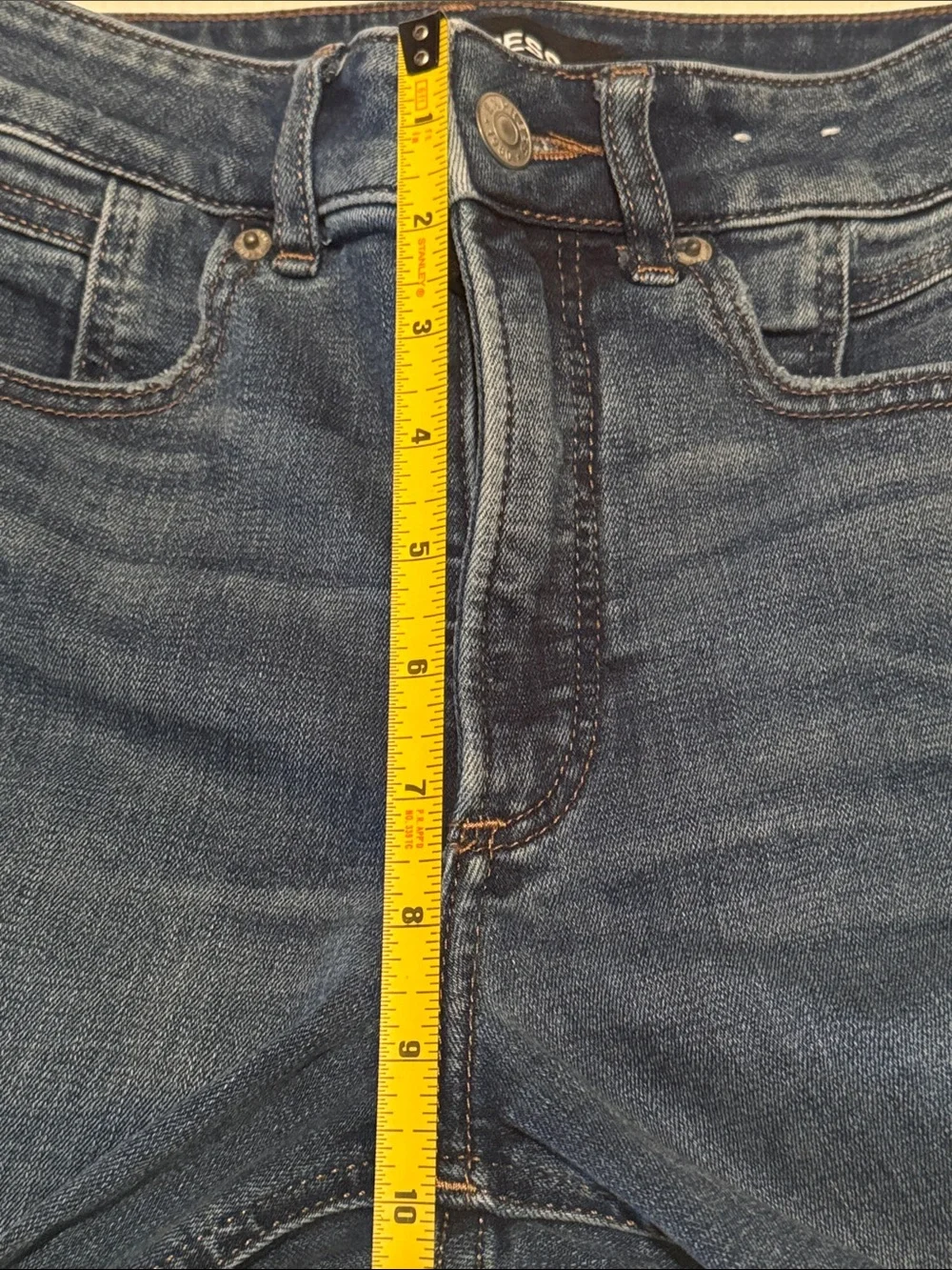 Express Stretch Skinny Jeans with Ankle Zippers -
